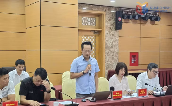 Đồng chí Phan Thanh Nghị, Phó Giám đốc Sở NN&amp;MT thông tin về chiến dịch làm giàu, làm sạch cơ sở dữ liệu đất đai.