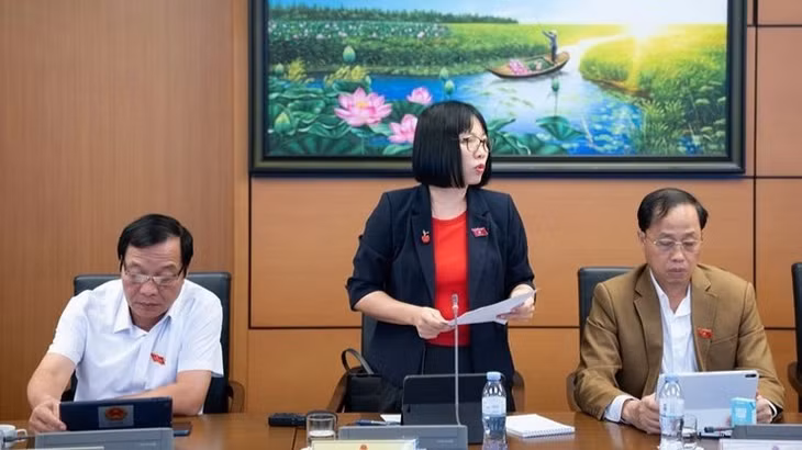 Đại biểu Nguyễn Thị Việt Nga, Phó Trưởng Đoàn đại biểu Quốc hội chuyên trách thành phố Hải Phòng. (Ảnh: P.THẮNG)