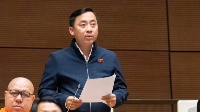 Đại biểu Đào Chí Nghĩa (Đoàn thành phố Cần Thơ). (Ảnh: QH)