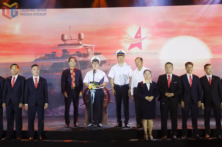 Tân Chủ tịch Hội Doanh nhân trẻ tỉnh phát biểu nhận nhiệm vụ.