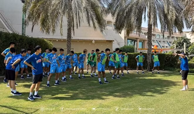 U23 Việt Nam sẽ có trận giao hữu với U23 Qatar vào tối 9.10. Ảnh: VFF
