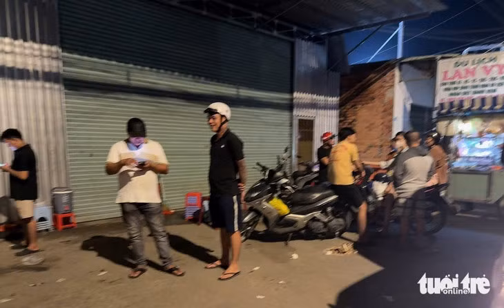 Hiện trường nơi xảy ra vụ việc - Ảnh: HOÀI THƯƠNG