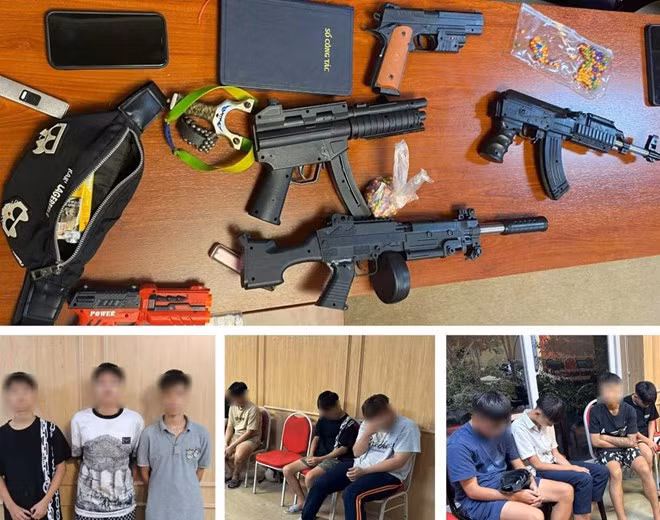 Công an phường Hồng Bàng gửi thông báo tới trường học và gia đình về các trường hợp gây mất an ninh trật tự. Ảnh: Công an TP Hải Phòng