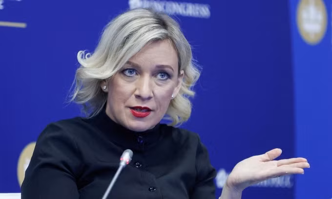 Người phát ngôn Bộ Ngoại giao Nga Maria Zakharova tại St. Petersburg hồi tháng 6/2022. Ảnh: Reuters