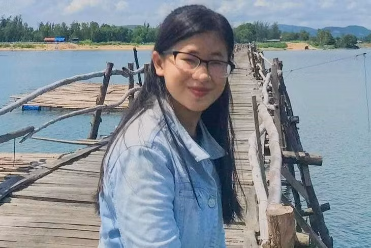 Ngọc đã gọi điện về cho gia đình nhưng người thân chưa biết được cô gái đang ở đâu. Ảnh: N.A.