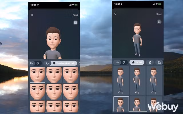 Có khá nhiều các lựa chọn khởi tạo Avatar, và tất cả điều được sắp xếp vào các nhóm rất cụ thể.