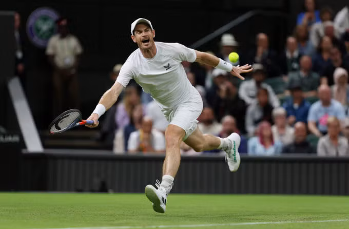 Murray thắng 17 và thua 10 trận từ đầu năm 2022. Ảnh: Wimbledon