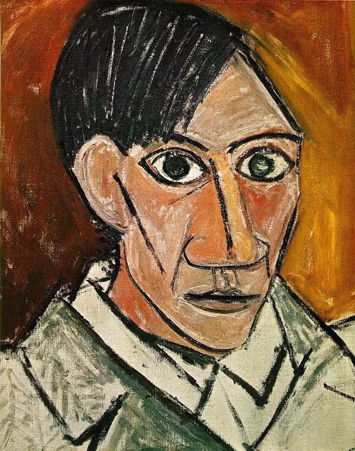 Chân dung tự họa của Picasso năm 1907. Ảnh: Mymodernmet.