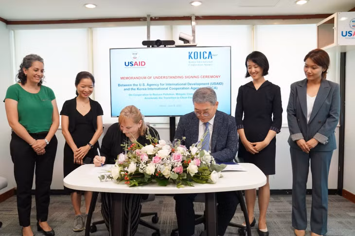 USAID và KOICA ký bản ghi nhớ đầu tiên tại Việt Nam về biến đổi khí hậu và bảo vệ môi trường ảnh 1