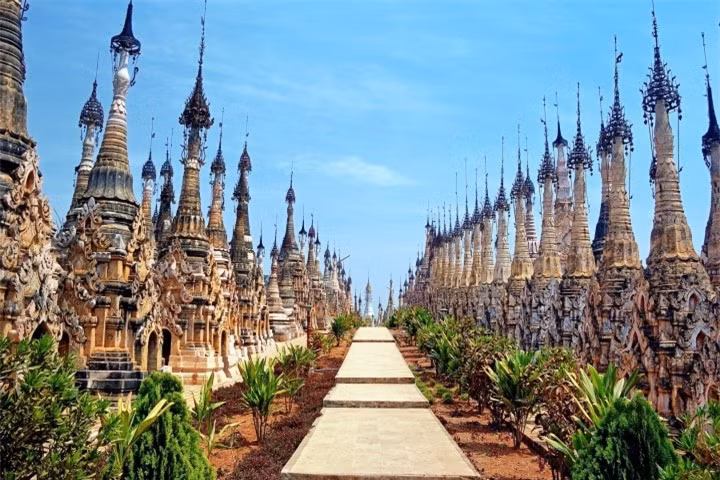 ‘Mê cung’ 2500 tòa tháp ở ngôi chùa cổ hơn 2000 năm tuổi độc đáo của Myanmar - 5