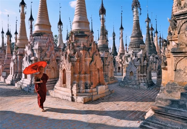 ‘Mê cung’ 2500 tòa tháp ở ngôi chùa cổ hơn 2000 năm tuổi độc đáo của Myanmar - 10