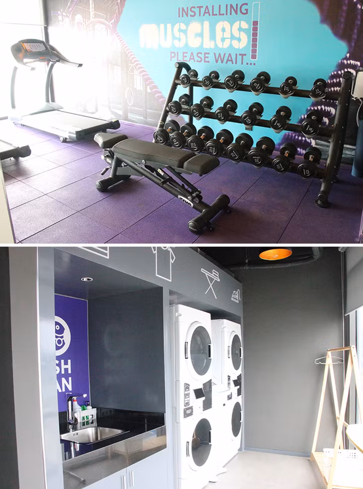 Dịch vụ phòng tập gym và giặt là tại SOJO Hotel Ha Long.