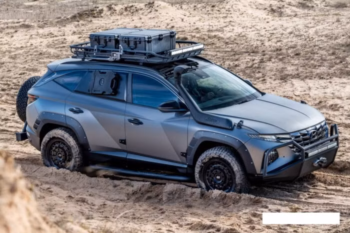Gói tùy chọn ngoại thất hầm hố trên Hyundai Tucson 2023