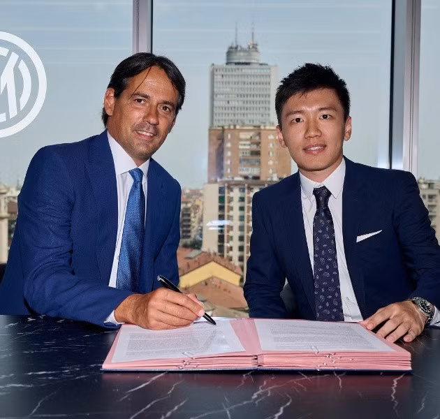 Inzaghi đã ký vào bản hợp đồng mới có thời hạn đến năm 2024 với Inter Milan.