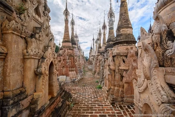 ‘Mê cung’ 2500 tòa tháp ở ngôi chùa cổ hơn 2000 năm tuổi độc đáo của Myanmar - 7