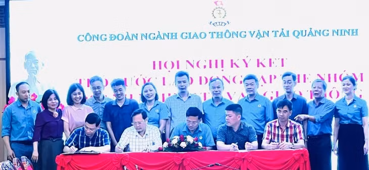 5 doanh nghiệp tham gia ký kết thỏa ước lao động tập thể nhóm doanh nghiệp tư vấn.