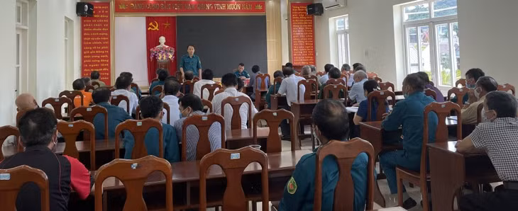 Phường Mông Dương, TP Cẩm Phả phổ biến phương án PCTT&amp;TKCN cho các khu dân cư.
