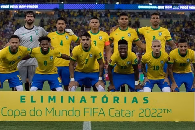 1. Brazil - 1837.56 điểm. Các vũ công Samba có 2 chiến thắng dễ dàng trước Hàn Quốc và Nhật Bản hồi đầu tháng 6 và giữ vững ngôi vị số 1 trên BXH FIFA.