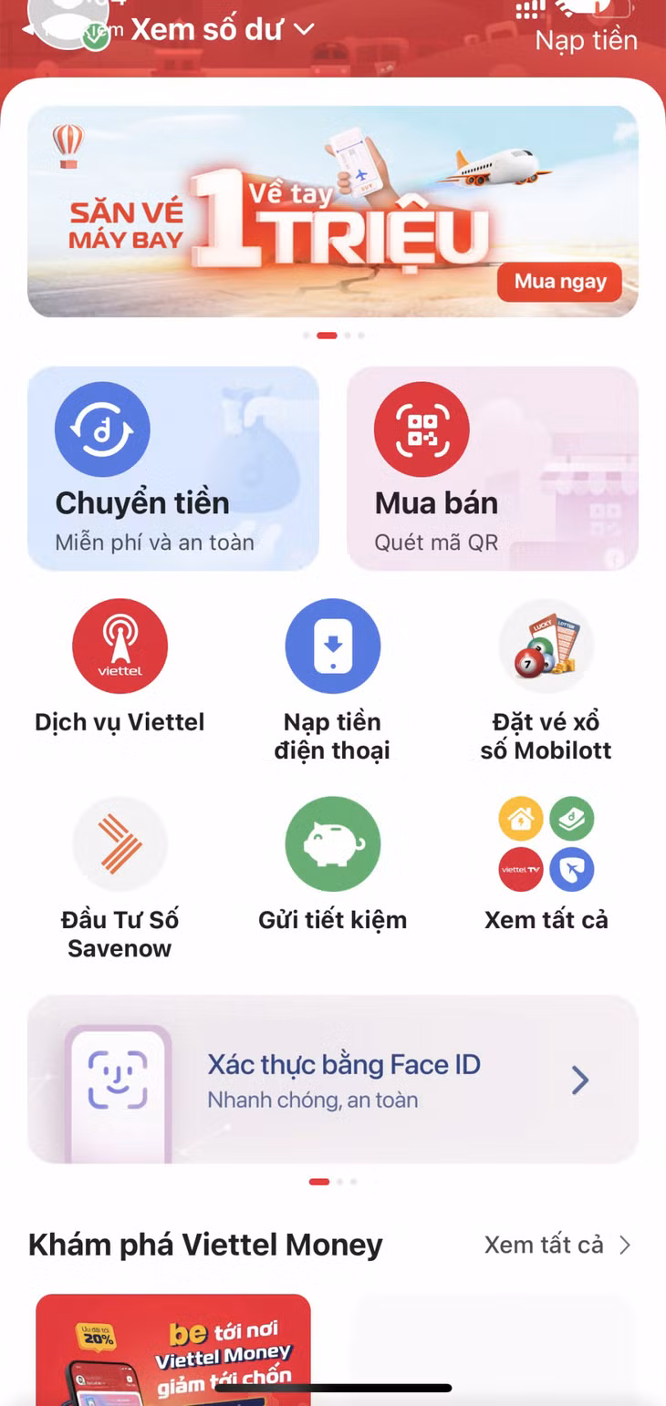 Ứng dụng Mobile money mang lại các tiện ích cho khách hàng.
