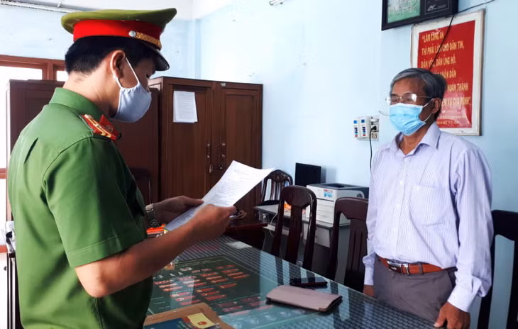 Công bố quyết định khởi tố bị can đối với Mai Hắc Lợi.