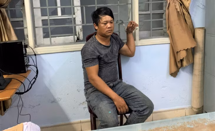 Nguyễn Văn Hà tại cơ quan Công an.