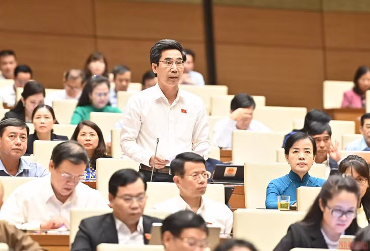 Đại biểu Trần Chí Cường. (Ảnh: LINH NGUYÊN)
