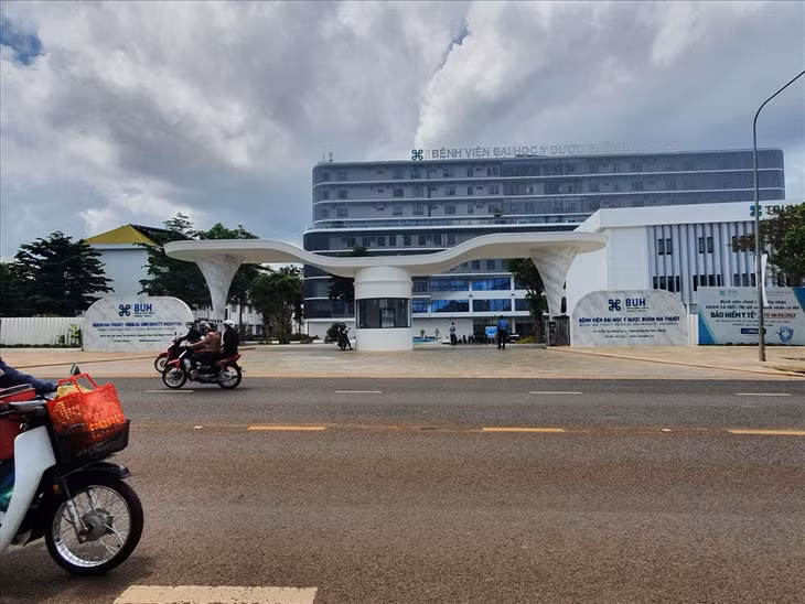 Một góc Bệnh viện Đại học Y dược Buôn Ma Thuột - nơi xảy ra vụ việc. Ảnh: Báo Lao Động