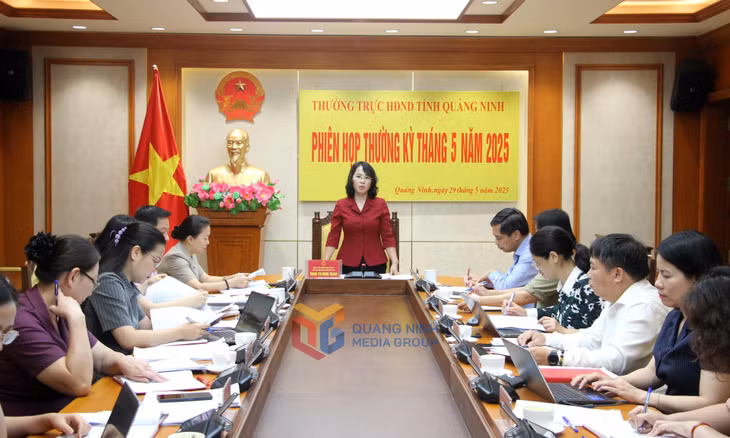 Đồng chí Trịnh Thị Minh Thanh, Phó Bí thư Thường trực Tỉnh ủy, Chủ tịch HĐND tỉnh, phát biểu kết luận.