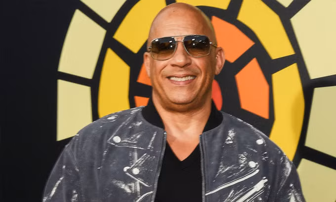Vin Diesel trong một buổi ra mắt phim tại Mỹ hồi giữa tháng 6. Ảnh: NBC.