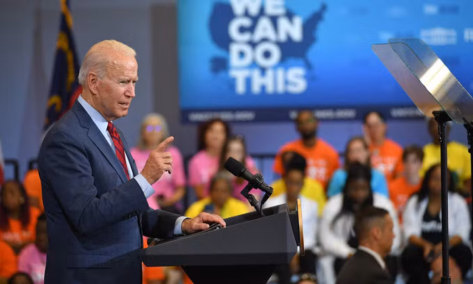 Tổng thống Mỹ Joe Biden phát biểu tại Bắc Carolina hôm 24/6. Ảnh: AFP.