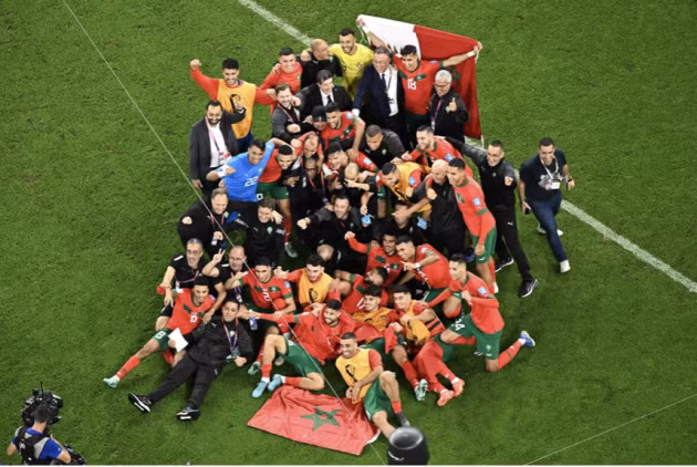Morocco là "ngựa ô" của World Cup 2022. Ảnh: Reuters.