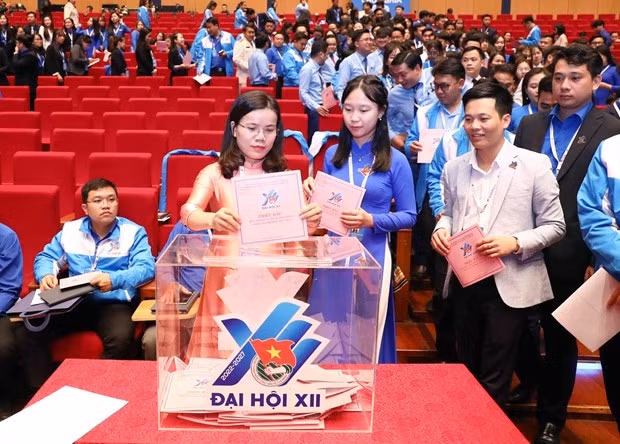 Bau 144 doan vien uu tu vao Ban chap hanh Trung uong Doan khoa XII hinh anh 1