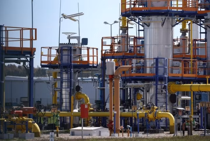 Kho chứa khí đốt ngầm Cavern (CUGS) Kosakowo, gần Debogorze, Ba Lan. (Ảnh: Reuters)