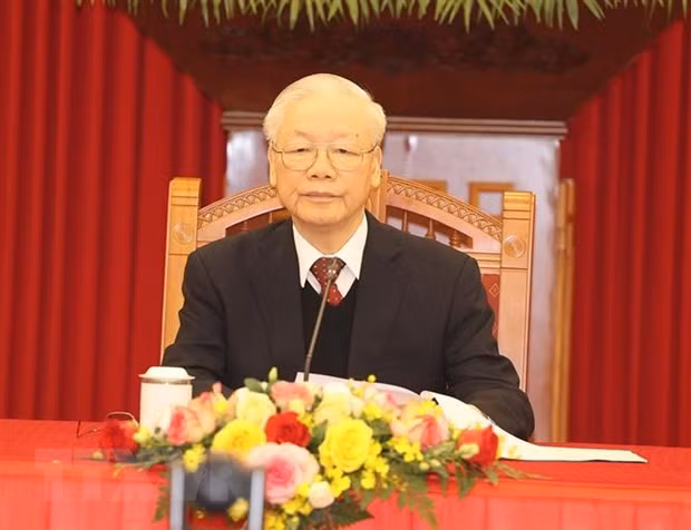 Tong Bi thu Nguyen Phu Trong dien dam voi Bi thu thu nhat Dang CS Cuba hinh anh 2