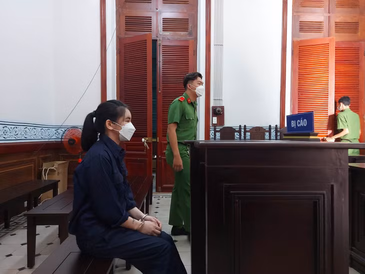 Bị cáo Lã Kỳ Anh tại tòa.