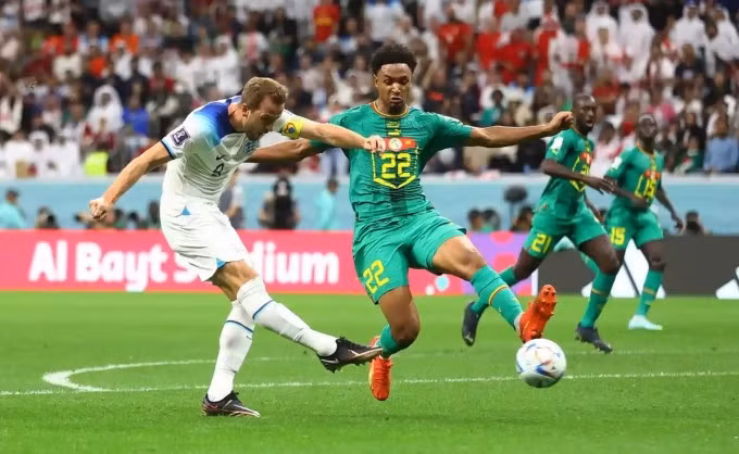 Kane ghi bàn đầu tiên tại World Cup 2022. Ảnh: Reuters.