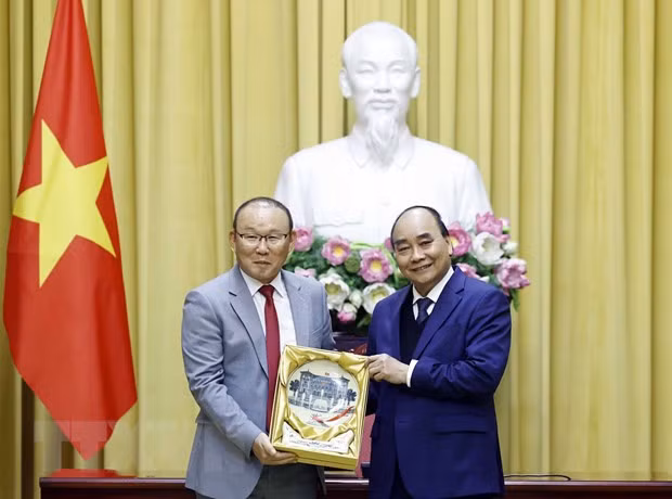 Chu tich nuoc gap mat cac to chuc nguoi Han Quoc tai Viet Nam hinh anh 3