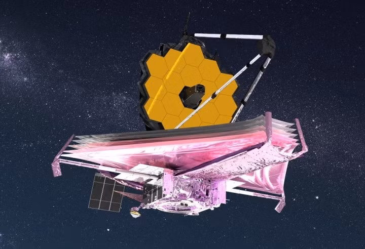 Ảnh minh họa của James Webb trong vũ trụ. (Ảnh: NASA)