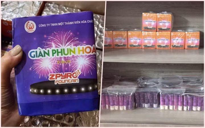 Các sản phẩm pháo hoa không nổ của nhà máy Z121 là mặt hàng "siêu hót" mỗi dịp Tết đến. (Ảnh chụp màn hình)