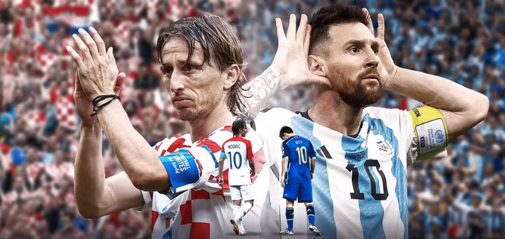 Đây gần như là kỳ World Cup cuối cùng của Messi và Modric. Ảnh: FIFA.