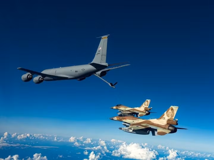 Máy bay Mỹ và Israel tổ chức tập trận không quân chung. (Ảnh: IDF)