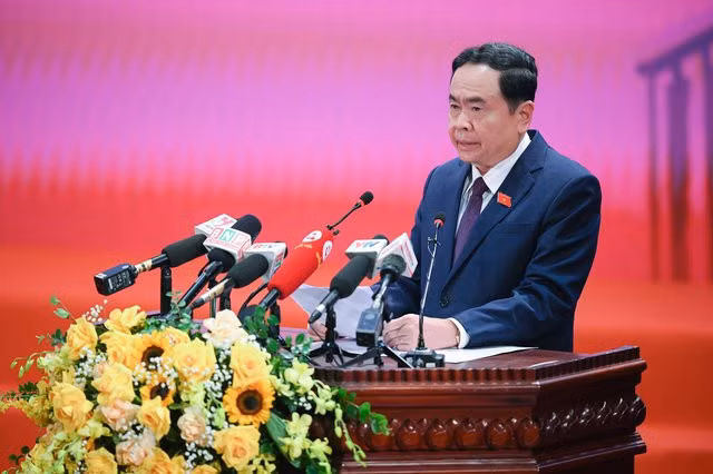 Phó Chủ tịch Thường trực Quốc hội Trần Thanh Mẫn phát biểu khai mạc Hội thảo - Ảnh: VGP