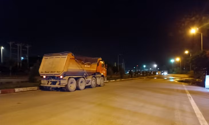 Hiện trường xảy ra vụ việc.