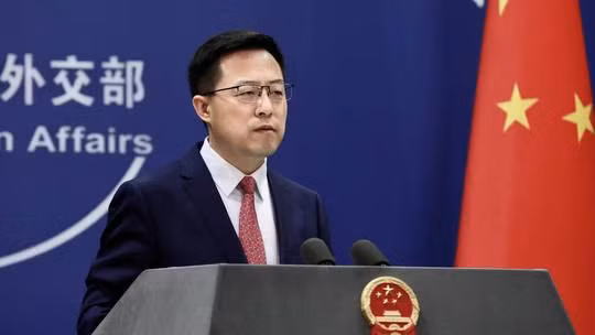 Người phát ngôn Bộ Ngoại giao Trung Quốc Triệu Lập Kiên. Ảnh: Getty Images