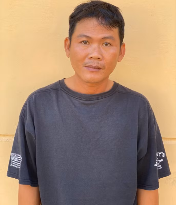 Đối tượng Nguyễn Minh Thảo tại cơ quan Công an.