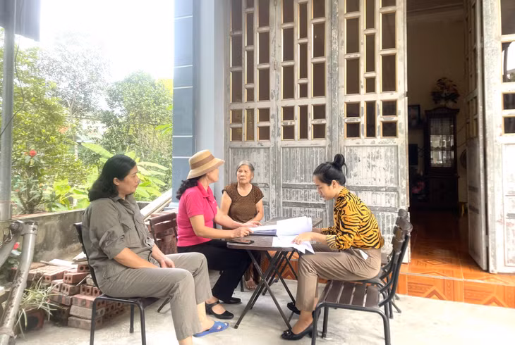 Bà Nguyễn Thị Ngà (khu 4, phường Quang Trung) đã tách thửa, chia cho các con và kê khai đầy đủ tên người sử dụng mới để tính thuế. Tuy nhiên, Cơ quan thuế vẫn gửi thông báo nộp thuế theo người sử dụng đất cũ.