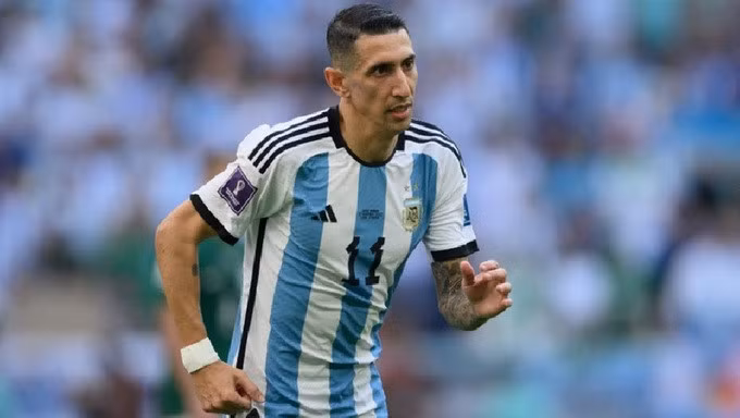 Di Maria cũng được HLV Scaloni thử nghiệm trước trận gặp Pháp (ảnh: Getty).