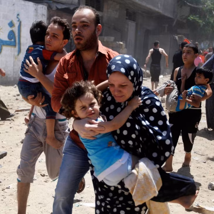 LHQ cảnh báo người dân Palestine có thể bị kéo vào cuộc khủng hoảng nhân đạo và an ninh không thể kiểm soát. Ảnh: RFI