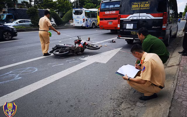 So với năm tháng đầu năm 2020, số vụ tai nạn giao thông trên toàn quốc giảm 326 vụ. (Ảnh minh họa: Cục Cảnh sát giao thông)