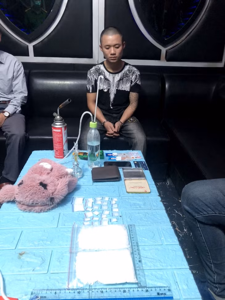 Đối tượng bị bắt giữ.